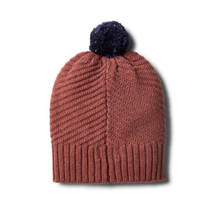 Wilson & Frenchy Chilli Marle Knitted Chevron Hat