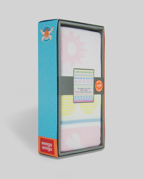 Weegoamigo Bestee Blanket - Poppy