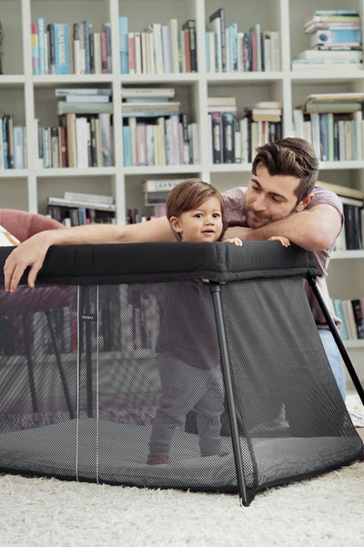 BabyBjorn Travel Cot - Black Mesh