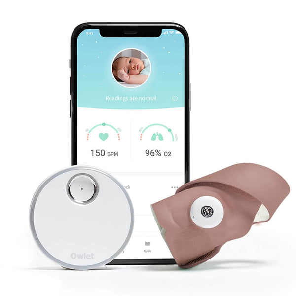 Owlet Smart Sock 3 Baby Monitor - Dusty Rose
