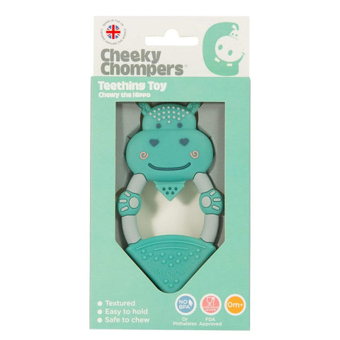Cheeky Chompers Teething Toy - Chewy the Hippo