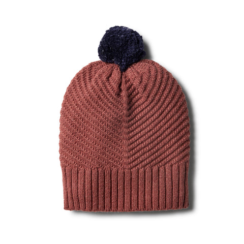 Wilson & Frenchy Chilli Marle Knitted Chevron Hat