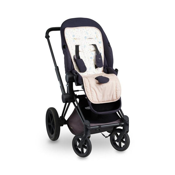 Cam Cam Copenhagen Stroller/ Pram Liner - Pressed Leaves Rose
