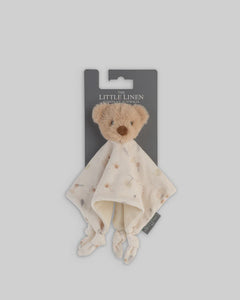 The Little Linen Co Lovie Comforter - Nectar Bear