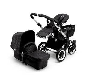 Bugaboo Donkey Tailored Fabric Set - Shiny Chevron Black Intense