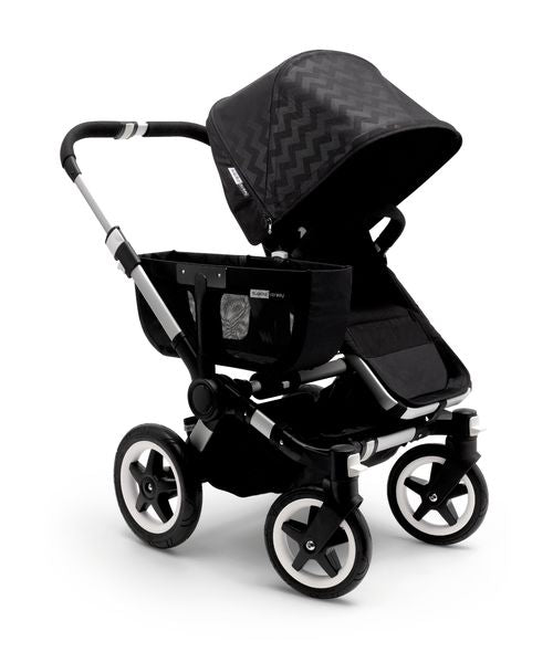 Bugaboo Donkey Tailored Fabric Set - Shiny Chevron Black Intense