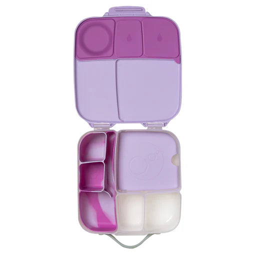 b.box silicone bento tray - lunchbox - berry