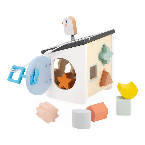 Janod Cocoon Bird House Shape Sorter