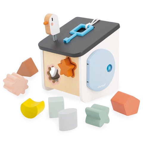 Janod Cocoon Bird House Shape Sorter