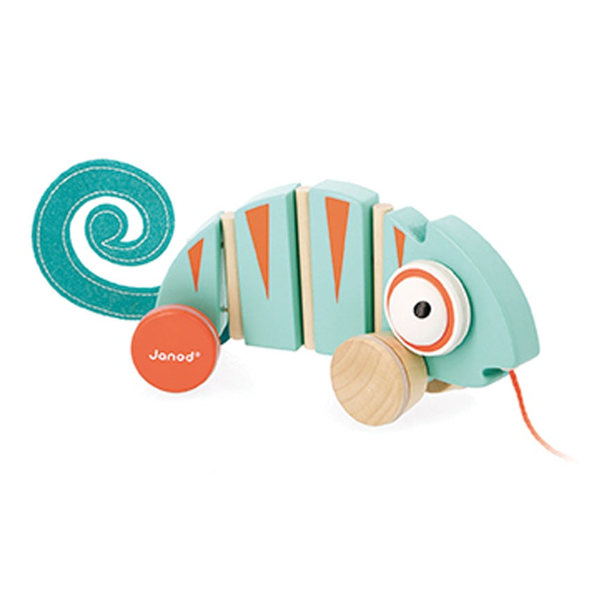 Janod Tropik Pull Along Chameleon