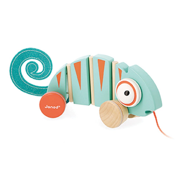 Janod Tropik Pull Along Chameleon