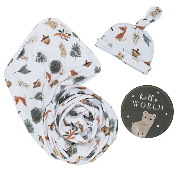 Living Textiles Hello World Gift Set - Forest Retreat