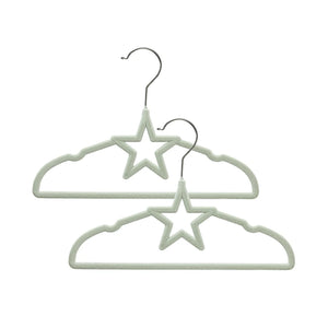 Living Textiles 10pk Baby Coat Hangers - Stars/Sage