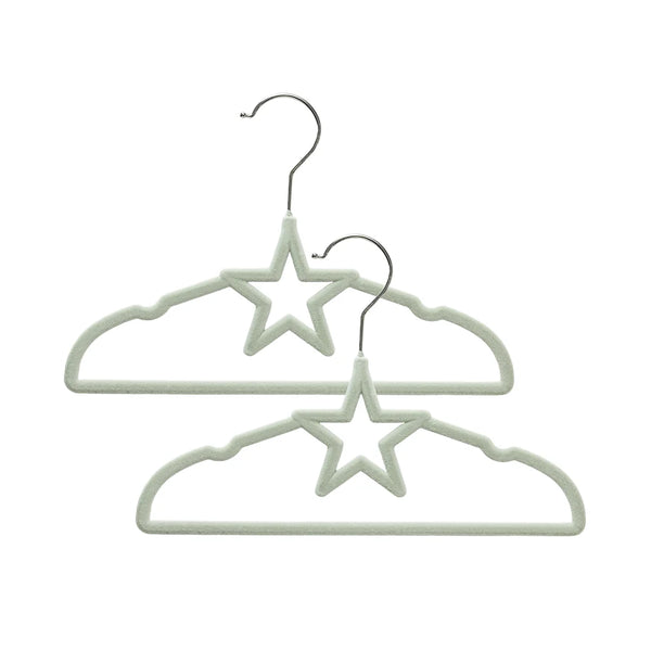 Living Textiles 10pk Baby Coat Hangers - Stars/Sage