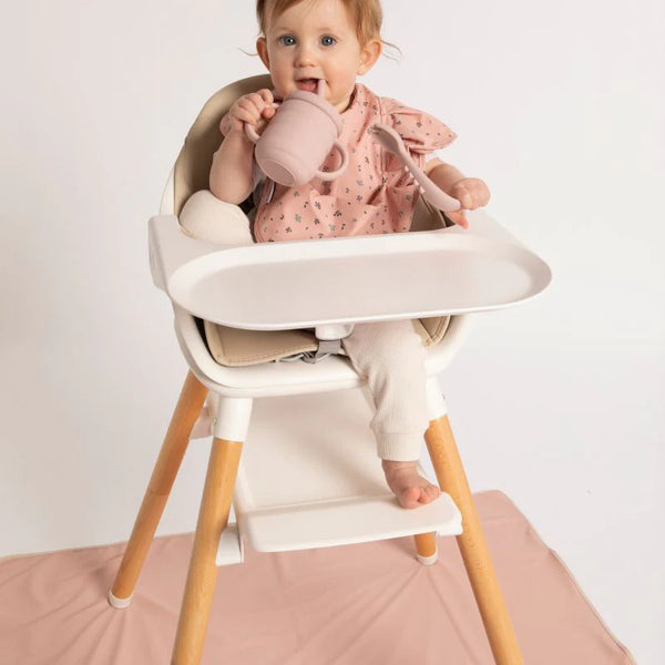 All4Ella Recycled Messy Mat - Pink