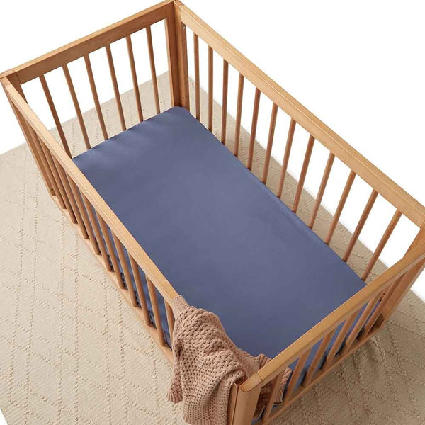 Snuggle Hunny Organic Fitted Cot Sheet - Reign