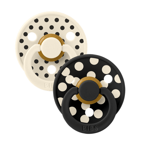 BIBS Studio Polka Size 2 - Ivory/Black