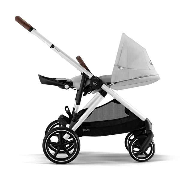 Cybex Gazelle Lava Grey Double + Bassinet - Ex Display
