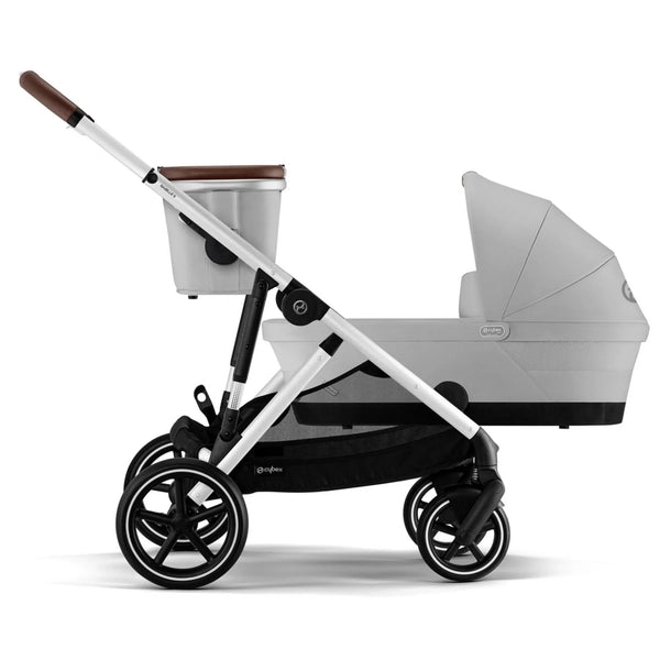 Cybex Gazelle Lava Grey Double + Bassinet - Ex Display