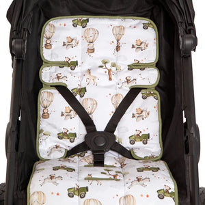 All4Ella Pram Liner - Monkey Carnival