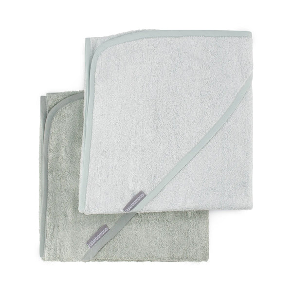 Little Bamboo Baby Hooded Towels 2PK - Bayleaf
