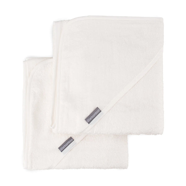 Little Bamboo Baby Hooded Towels 2PK - Natural