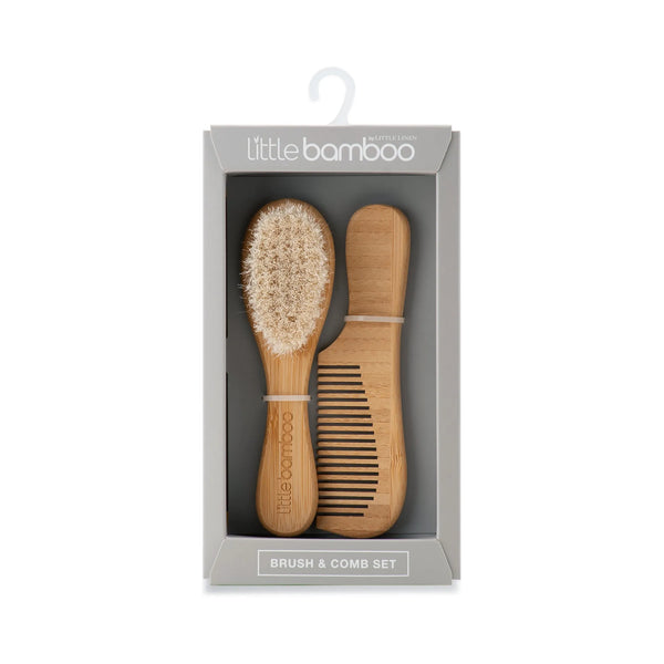 Little Bamboo Baby Brush and Comb Set