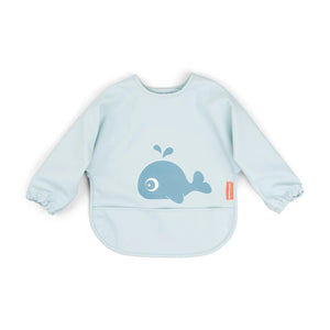 Done by Deer Bib Sleeved Pocket - Wally Blue