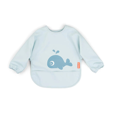 Done by Deer Bib Sleeved Pocket - Wally Blue