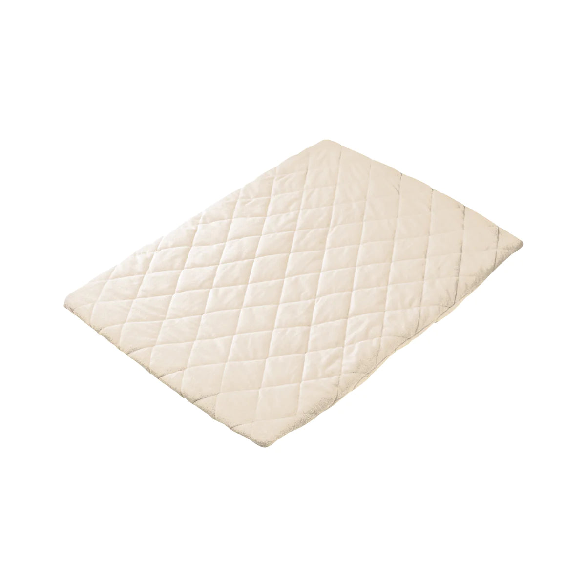 Playette Quilted Travel Cot Fitted Padded Sheet - Cream