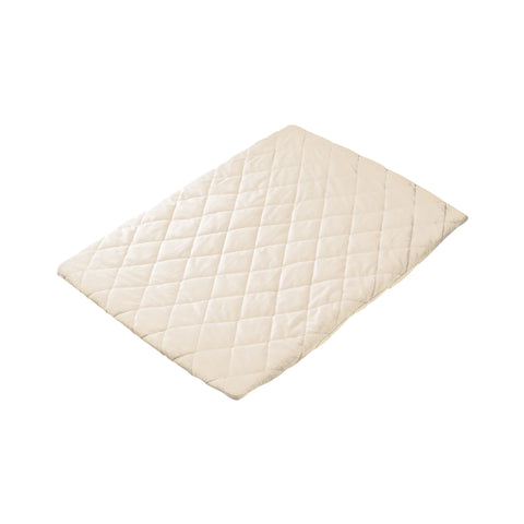 Playette Quilted Travel Cot Fitted Padded Sheet - Cream