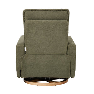 iL Tutto Frankie Electric Recliner Glider Nursery Chair Olive Teddy (ex display)