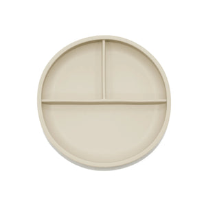 Playette Silicone Divided Plate - Sand