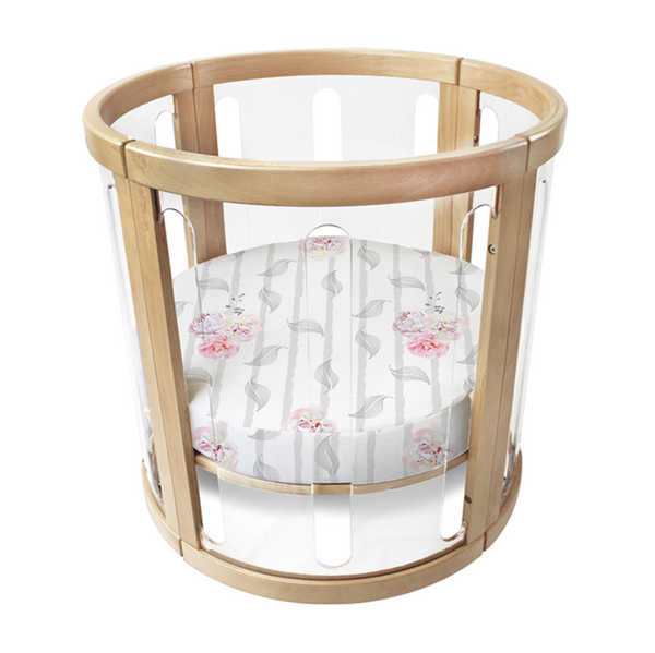Amani Bebe Organic Round Fitted Sheet – Vintage Floral