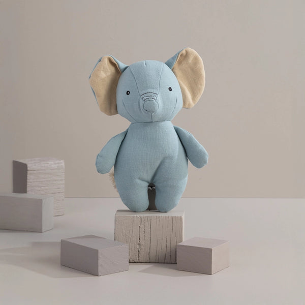 Living Textiles Linen Animal - Eddie the Elephant - Small