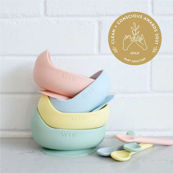 Wild Indiana Silicone Baby Bowl Set