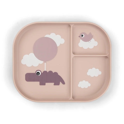 Done by Deer Foodie Compartment Plate - Clouds/Powder