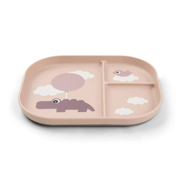 Done by Deer Foodie Compartment Plate - Clouds/Powder