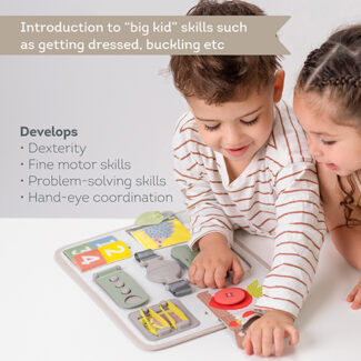 TAF Toys Activity Buckles Board Baby Junction - Main Image