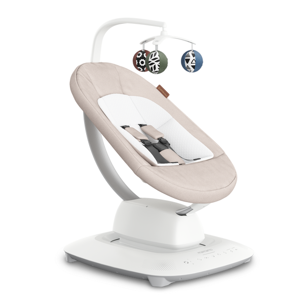 Uppababy Mamaroo Baby Swing - Charlie Sand Melange