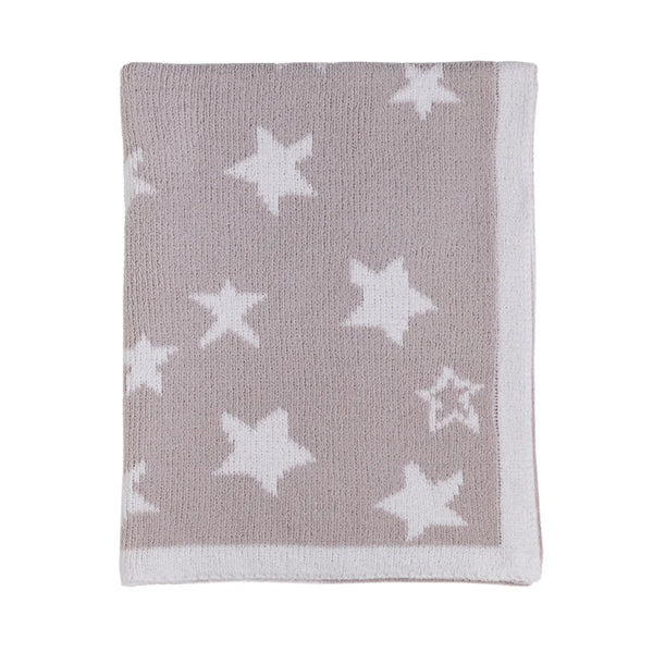 Living Textiles Chenille Blanket - Galaxy Grey