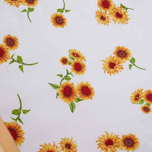 Snuggle Hunny Organic Fitted Cot Sheet - Sunflower