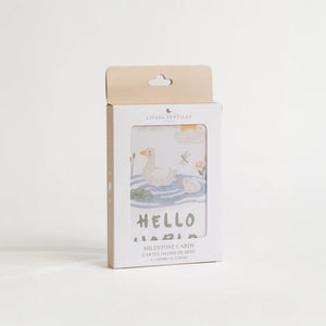 Living Textiles Milestone Cards - Goosey Goosey