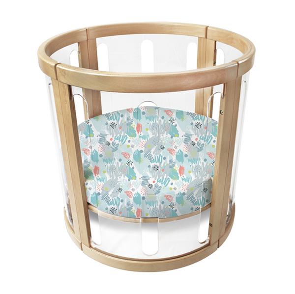 Amani Bebe Round Fitted Sheet – Paint
