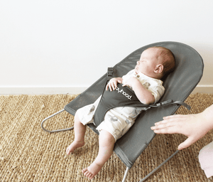 Babyhood Safety Mesh Bouncer - Ultimate Grey