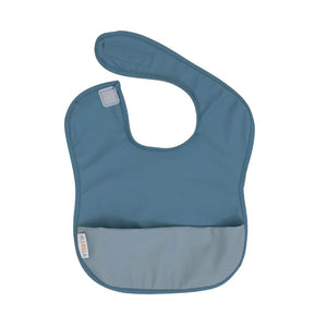 All4Ella Recycled Pouch Bib - Blue
