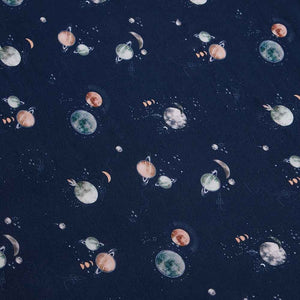Snuggle Hunny Organic Fitted Cot Sheet - Milky Way