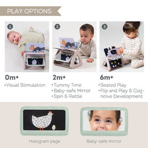 TAF Toys Black & White Spinning Book