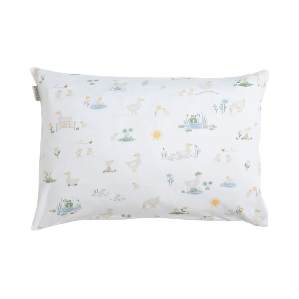 Living Textiles Organic Toddler Pillowcase - Goosey Goosey