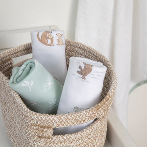 Living Textiles 3pk Wash Cloths - Australiana